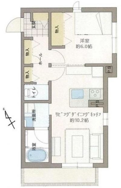 アゼリア代官山(azalea代官山)2階の間取り図写真